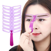 Reusable 8 in1 Eyebrow Shaping Template