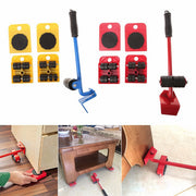 Furniture Lifter Sliders Kit Profession Heavy Furniture Roller Move Tool Set Wheel Bar Mover Device  Up for 100Kg/220Lbs