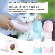 Portable Pet Dog Water Bottle for Dogs and Cat Pet Travel Drinking Bowls Outdoor Pet Water Dispenser Feeder Bottle Pet Product