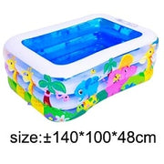 Kids inflatable Pool High Quality Children's Home Use Paddling Pool Large Size Inflatable Square Swimming Pool for baby
