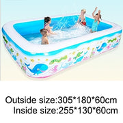 Kids inflatable Pool High Quality Children's Home Use Paddling Pool Large Size Inflatable Square Swimming Pool for baby